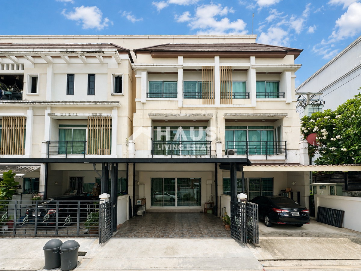 รูป ✨ หน้าบ้านไม่ชนใคร เดินไปส่วนกลางชิวๆ ทาวน์โฮมใกล้ทางด่วน เข้า-ออกเมืองง่ายสุดๆ 🔥 / 3 ห้องนอน #TPCC092 - รูปที่ 1/27