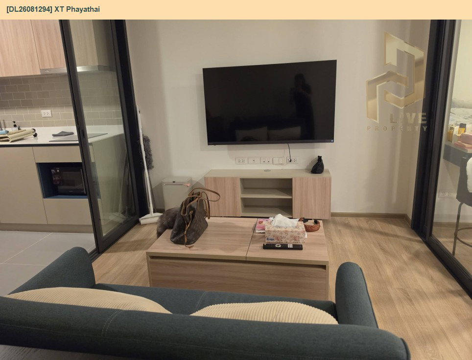 รูป DL26081294 ให้เช่าคอนโด เอ็กซ์ที พญาไท (XT PHAYATHAI) ใกล้ BTS พญาไท พร้อมเข้าอยู่ โทรด่วน 0653619502 LineID @952jdxxk - รูปที่ 3/13