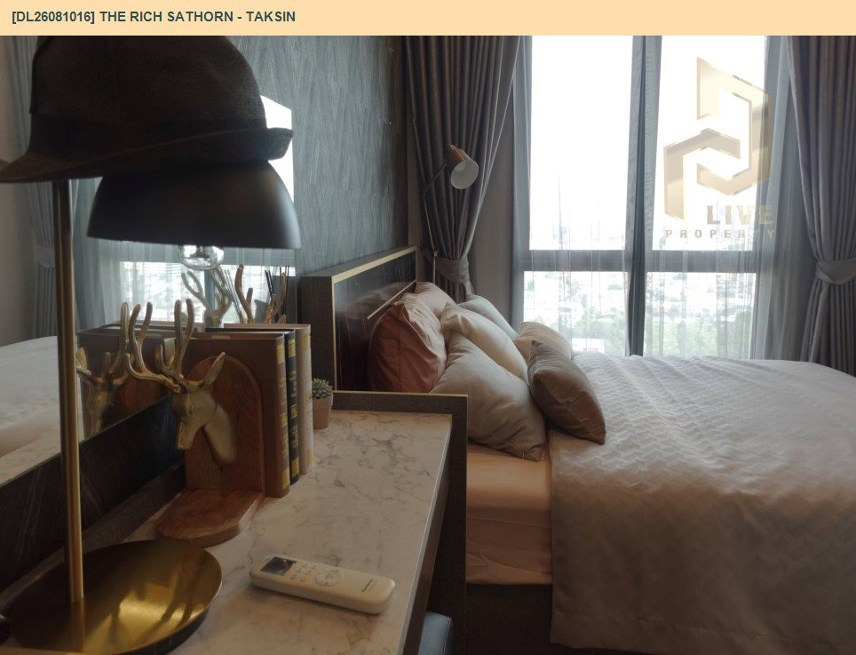 รูป DL26081016 ขายคอนโด เดอะริช สาทร - ตากสิน (The Rich Sathorn - Taksin) ใกล้ BTS วงเวียนใหญ่ พร้อมเข้าอยู่ โทรด่วน 0653619502 LineID @952jdxxk - รูปที่ 5/5