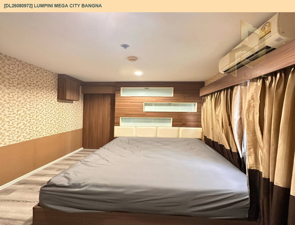 รูป DL26080972 ให้เช่าคอนโด ลุมพินี เมกะ ซิตี้ บางนา (Lumpini Mega city Bangna) ใกล้ BTS บางนา พร้อมเข้าอยู่ โทรด่วน 0653619502 LineID @952jdxxk - รูปที่ 2/12