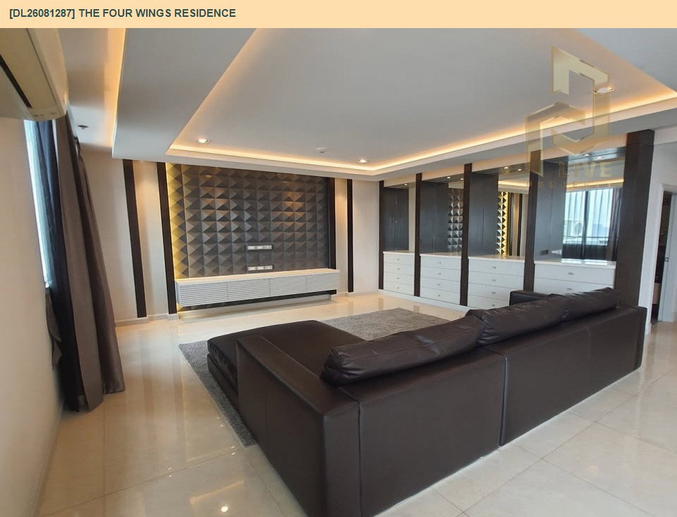 รูป DL26081287 ให้เช่าคอนโด เดอะ โฟร์ วิงส์ เรสสิเด้นส์ (The Four Wings Residence) ใกล้ AIRPORT RAIL LINK บ้านทับช้าง พร้อมเข้าอยู่ โทรด่วน 0653619502 LineID @952jdxxk - รูปที่ 12/16