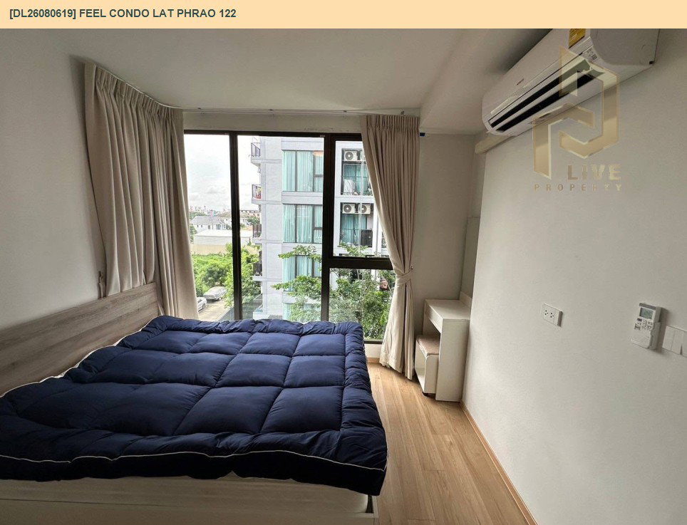 รูป DL26080619 ให้เช่าคอนโด ฟีล คอนโด ลาดพร้าว 122 (Feel Condo Lat Phrao 122) ใกล้ - พร้อมเข้าอยู่ โทรด่วน 0614453194 LineID @952jdxxk - รูปที่ 4/4