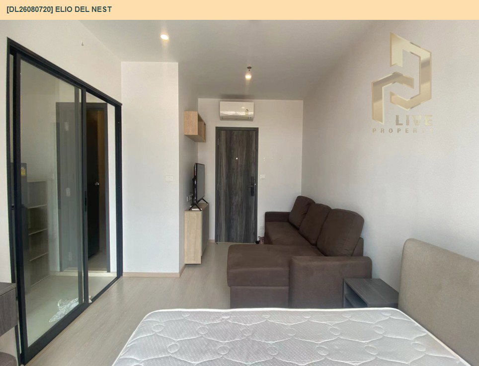 รูป DL26080720 ให้เช่าคอนโด เอลลิโอ เดล เนสท์ (Elio Del Nest) ใกล้ BTS อุดมสุข พร้อมเข้าอยู่ โทรด่วน 0653619502 LineID @952jdxxk - รูปที่ 6/11