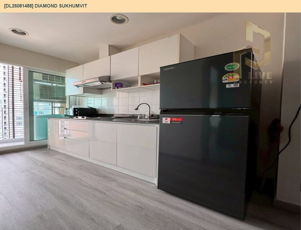 รูป DL26081488 ให้เช่าคอนโด ไดมอนด์ สุขุมวิท (Diamond Sukhumvit) ใกล้ BTS อ่อนนุช พร้อมเข้าอยู่ โทรด่วน 0614453194 LineID @952jdxxk - รูปที่ 6/9