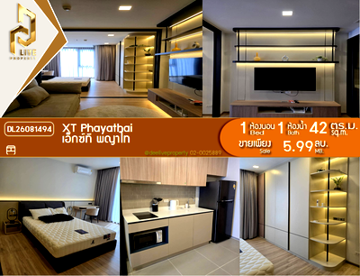 Condos for sale : DL26081494 Condo for sale, XT PHAYATHAI near BTS Phaya Thai, ready to move in, call urgently 0638692663 LineID @952jdxxk