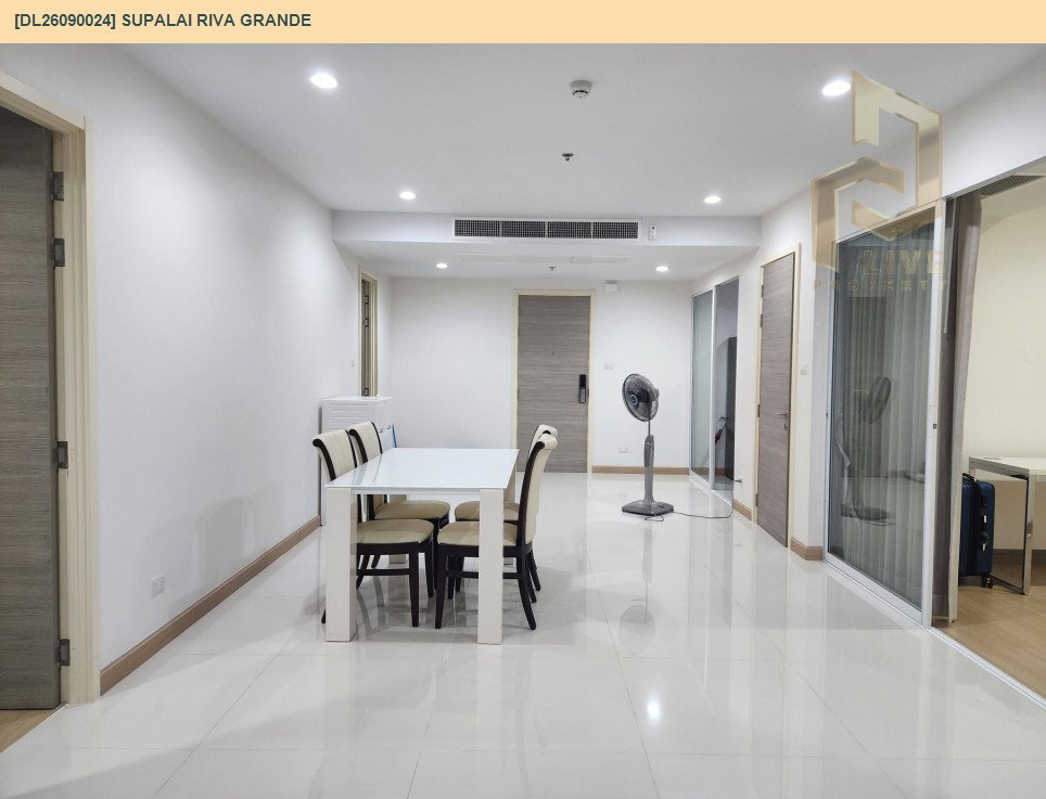 รูป DL26090024 ให้เช่าคอนโด ศุภาลัย ริวา แกรนด์ (Supalai Riva Grande ) ใกล้ - พร้อมเข้าอยู่ โทรด่วน 0614453194 LineID @952jdxxk - รูปที่ 7/9