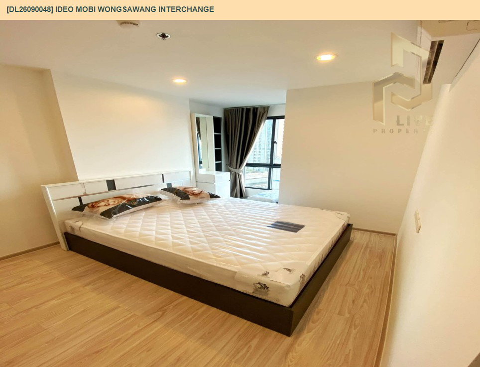 รูป DL26090048 ให้เช่าคอนโด ไอดีโอ โมบิ วงศ์สว่าง อินเตอร์เชนจ์ (IDEO Mobi Wongsawang Interchange) ใกล้ MRT บางซ่อน พร้อมเข้าอยู่ โทรด่วน 0614453194 LineID @952jdxxk - รูปที่ 2/12
