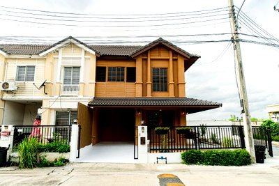 Townhouses for rent Pathumthani : PRUKSA VILLE 46 RANGSIT - KLONG 3  House For Rent / Line : @mintocondo