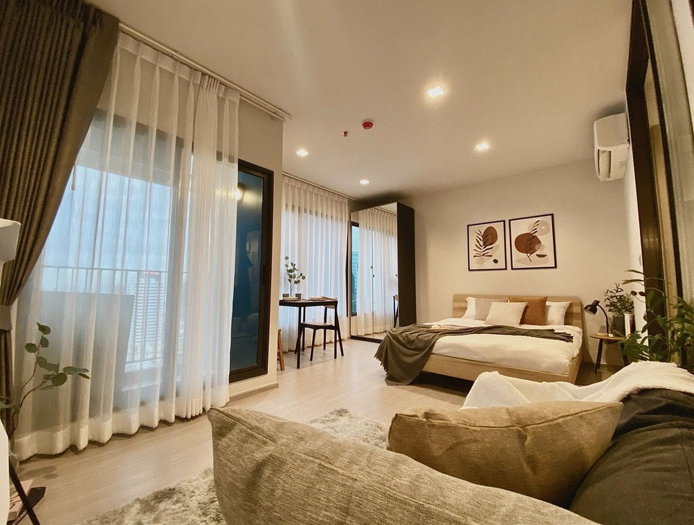 รูป ห้องใหม่🎻🎻🎻Life Asoke-Rame9  24 34 1ห้องนอน26  ตารางเมตร ใกล้สถานี บีทีเอส🎻🎻🎻 A Good view - รูปที่ 15/33