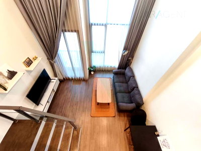 Condos for rent : 🎊 For Rent Condo KNIGHTSBRIDGE SPACE RAMA 9 Building 1, Floor 23,Duplex, Room size 39 sqm