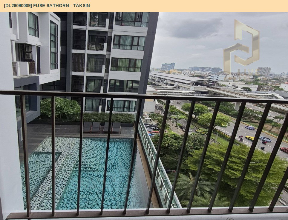 รูป DL26090009 ให้เช่าคอนโด ฟิวส์ สาทร - ตากสิน (Fuse Sathorn - Taksin) ใกล้ BTS วงเวียนใหญ่ พร้อมเข้าอยู่ โทรด่วน 0653619502 LineID @952jdxxk - รูปที่ 7/10
