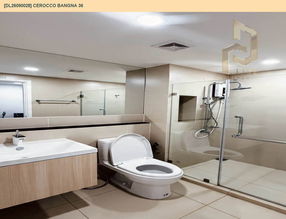 รูป DL26090028 ให้เช่าคอนโด ซีรอคโค บางนา 36 (Cerocco Bangna 36) ใกล้ - พร้อมเข้าอยู่ โทรด่วน 0614453194 LineID @952jdxxk - รูปที่ 4/6