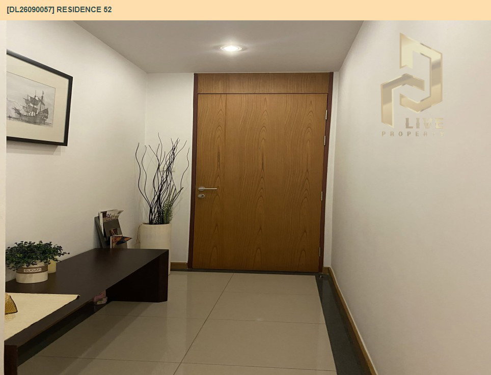 รูป DL26090057 ให้เช่าคอนโด เรสซิเดนซ์ 52 (Residence 52) ใกล้ BTS อ่อนนุช พร้อมเข้าอยู่ โทรด่วน 0653619502 LineID @952jdxxk - รูปที่ 4/11
