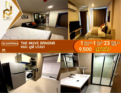 คอนโดให้เช่า : DL26090066 ให้เช่าคอนโด เดอะ มูฟ บางนา (THE MUVE Bangna) ใกล้ - พร้อมเข้าอยู่ โทรด่วน 0653619502 LineID @952jdxxk