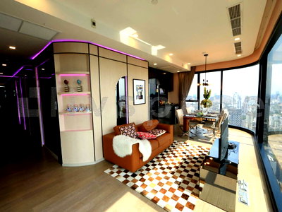 คอนโดให้เช่า : ▚ L04C08ツ ให้เช่า: Ashton Asoke 3 Bed 100ตร.ม. Super Rare Item มีห้องเดียวในตึก วิวกระจกโค้ง panoramic ชั้นสูง แต่งหรู พร้อมอยู่✨