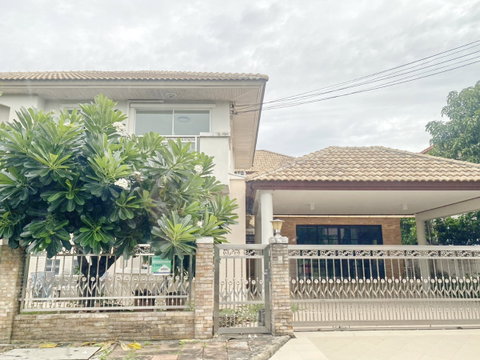 H0827♚ขาย บ้านเดี่ยว 4 ห้องนอน⚝หมู่บ้านชวนชื่น รามอินทรา 65♜MRT วัชรพล∞099-5919653,065-9423251▚Line@sureresidence