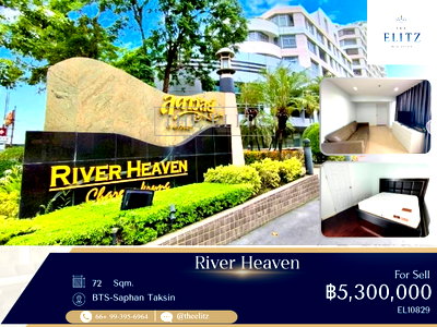 Condos for sale : ✨ Freshly Renovated Riverfront | Prime Location near Asiatique - Resort Feeling - Great Value ✨