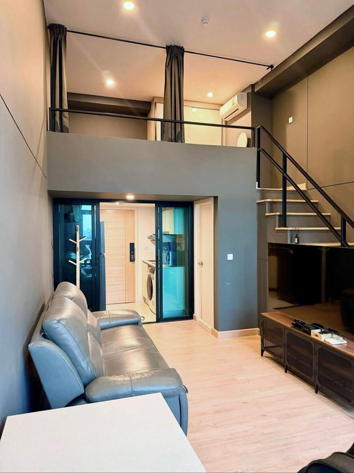 รูป [For Rent] คอนโด ไนท์บริดจ์ ดูเพล็กซ์ ติวานนท์ 〰️ ห้อง2ชั้น แต่งสวย 🛋️ - รูปที่ 7/9