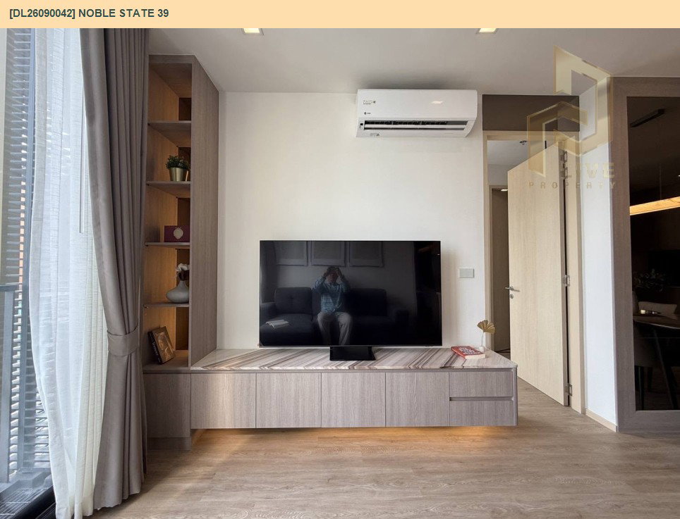 รูป DL26090042 ให้เช่าคอนโด โนเบิล สเตท 39 (NOBLE STATE 39) ใกล้ BTS พร้อมพงษ์ พร้อมเข้าอยู่ โทรด่วน 0638692663 LineID @952jdxxk - รูปที่ 10/12