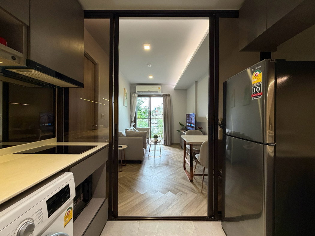 รูป ให้ เช่าคอนโด Chapter Thonglor 25 ห้องสวย แต่งครบ วิวสวน ทิศเหนือ ใกล้ BTS ทองหล่อ 35 ตรม ชั้น 3 - รูปที่ 4/8