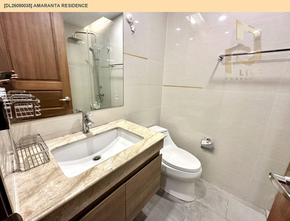 รูป DL26090035 ให้เช่าคอนโด อมรันทา เรสซิเด้นซ์ (Amaranta Residence) ใกล้ MRT ห้วยขวาง พร้อมเข้าอยู่ โทรด่วน 0614453194 LineID @952jdxxk - รูปที่ 9/14