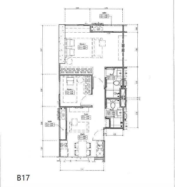 picture 40th-Floor 2-BR Noble Revolve Ratchada 2, MRT Thailand Cultural Centre (ID 3244805) - 6/6