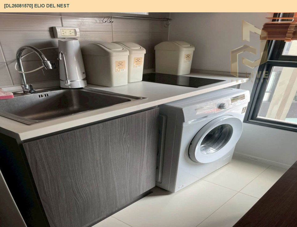 รูป DL26081570 ให้เช่าคอนโด เอลลิโอ เดล เนสท์ (Elio Del Nest) ใกล้ BTS อุดมสุข พร้อมเข้าอยู่ โทรด่วน 0638692663 LineID @952jdxxk - รูปที่ 9/13