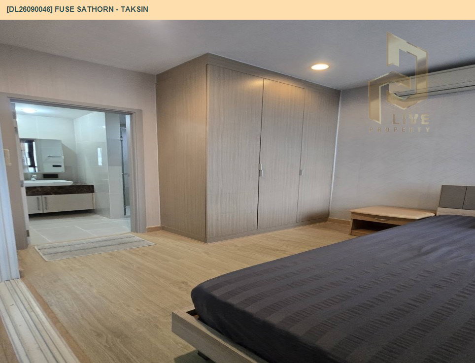 รูป DL26090046 ให้เช่าคอนโด ฟิวส์ สาทร - ตากสิน (Fuse Sathorn - Taksin) ใกล้ BTS วงเวียนใหญ่ พร้อมเข้าอยู่ โทรด่วน 0614453194 LineID @952jdxxk - รูปที่ 3/5