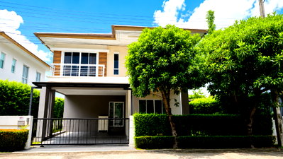 บ้านเดี่ยว ถนนราชพฤกษ์ : ขายบ้านเดี่ยว เดอะคลัสเตอร์วิลล์ 4 ราชพฤกษ์-สิรินธร **ไซส์ใหญ่ 58.8 ตร.ว  3 นอน 3 น้ำ 2 จอด **ถนนเมน ใกล้ถนนราชพฤกษ์ 600 ม.