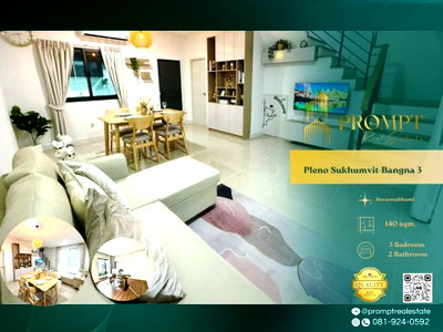 Houses for rent Bang Plee Samut Prakarn : OP02196 - Pleno Sukhumvit-Bangna 3 : MegaBangna