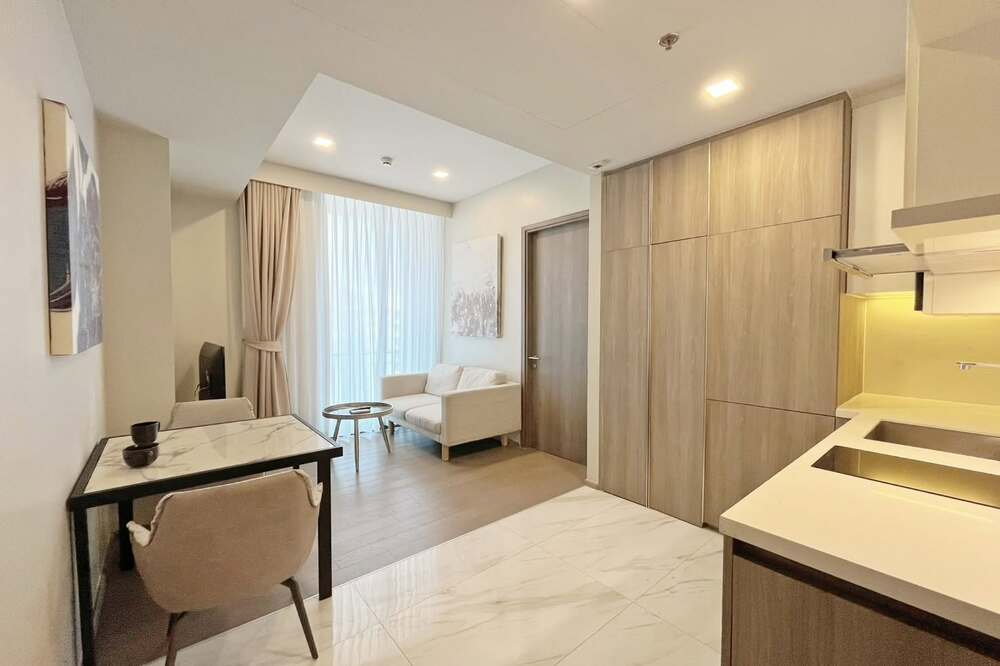 รูป 🔥ขายด่วน !!🔥 Celes Asoke, 1 ห้องนอน, 1 ห้องน้ำ, ชั้นสูง 27++ !! Code C20230500234 แต่งครบ, ราคาพิเศษ!!📣📣 - รูปที่ 2/4