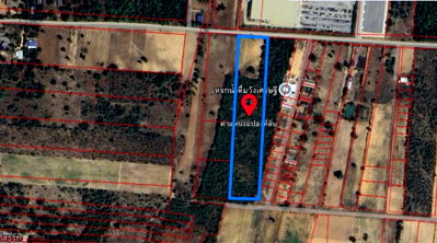 Land for sale : 14.6 Rai Purple-Zoned Land for Sale Near 3-Phase Electricity – Muang Wan, Nam Phong, Khon Kaen, Thailand