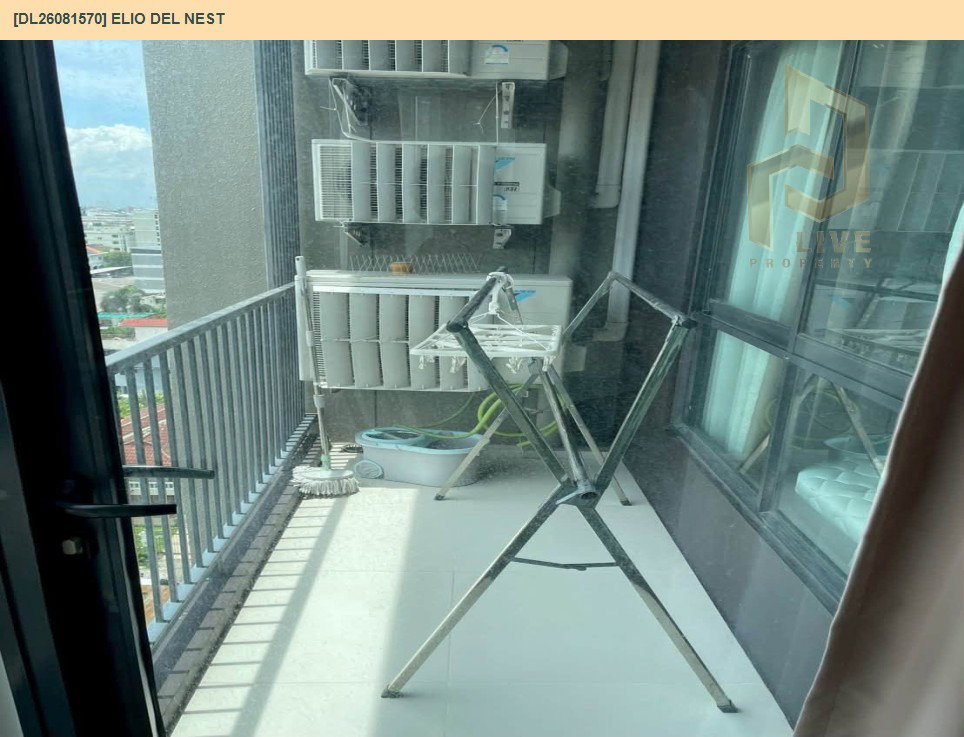 รูป DL26081570 ให้เช่าคอนโด เอลลิโอ เดล เนสท์ (Elio Del Nest) ใกล้ BTS อุดมสุข พร้อมเข้าอยู่ โทรด่วน 0638692663 LineID @952jdxxk - รูปที่ 12/13