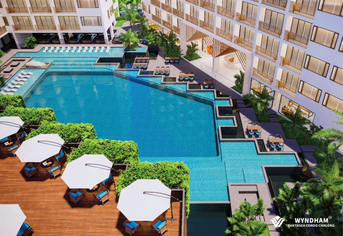 รูป ขายคอนโด 1 ห้องนอน วิวสระ Wyndham Fantasea Chalong - รูปที่ 3/15