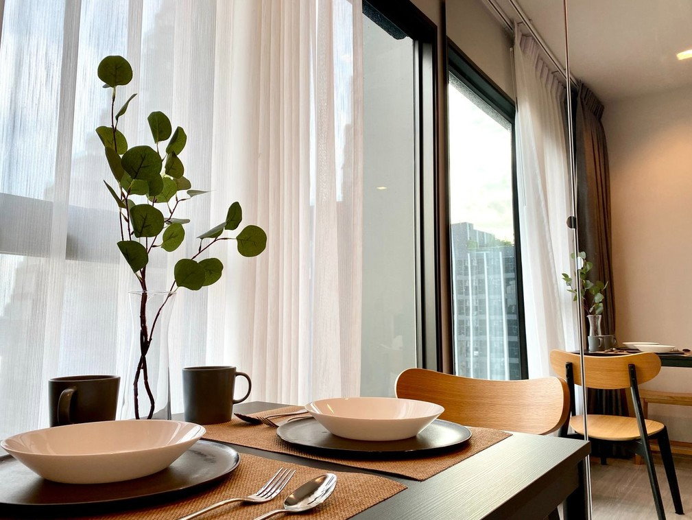 รูป ห้องใหม่🎻🎻🎻Life Asoke-Rame9  24 34 1ห้องนอน26  ตารางเมตร ใกล้สถานี บีทีเอส🎻🎻🎻 A Good view - รูปที่ 20/33