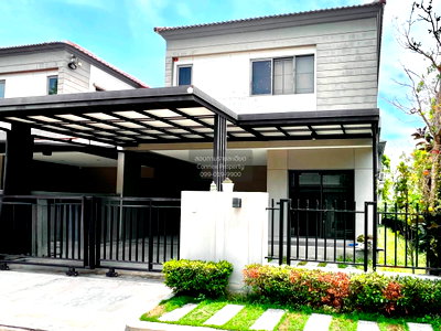 Houses for sale The Paseo Park Kanchanaphisek : For Sale House , V Compound Ratchapruek-Pinklao , Mahasawat , Bang Kruai , Nonthaburi , CX-172628 ✅ Live chat with us ADD LINE @connexproperty ✅