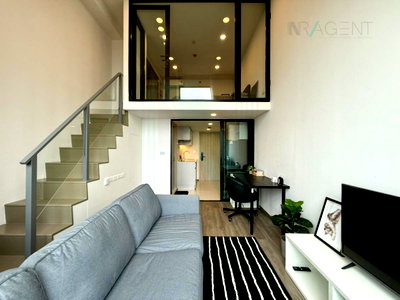 Condos for rent : For Rent Condo SO ORIGIN KASET INTERCHANGE Building 1, Floor 18,Duplex, Room size 37 sqm