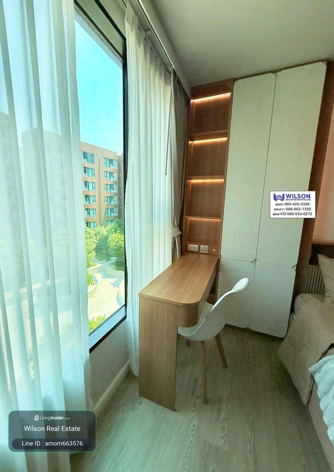 รูป 🏢 ให้เช่า 𝗞𝗔𝗩𝗘 𝗧𝗢𝗪𝗡 𝗖𝗢𝗟𝗢𝗡𝗬 | วิวสระ 🌊 | พร้อมเข้าอยู่ | ใกล้ ม.กรุงเทพ รังสิต - รูปที่ 5/22