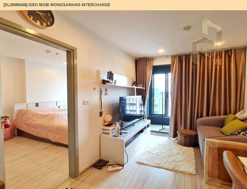 รูป DL26090048 ให้เช่าคอนโด ไอดีโอ โมบิ วงศ์สว่าง อินเตอร์เชนจ์ (IDEO Mobi Wongsawang Interchange) ใกล้ MRT บางซ่อน พร้อมเข้าอยู่ โทรด่วน 0614453194 LineID @952jdxxk - รูปที่ 8/12