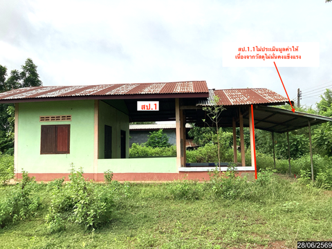 บ้านเดี่ยว 972 ตร.วา อากาศอำนวย สกลนคร 1.2M