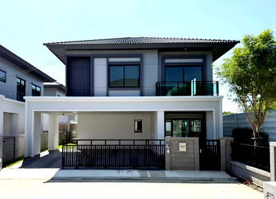 บ้านเดี่ยวให้เช่า : ให้ เช่า ขาย บ้านเดี่ยวหรู พร้อมอยู่ บริทาเนีย บางนา ศรีวารี  4 ห้องน้ำ 4 ห้องนอน 65,000-เดือน