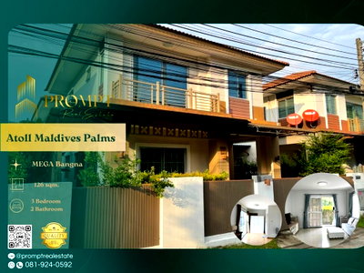 Houses for rent : AB05794 - Atoll Maldives Palms (Bangna - Wongwaen) : MegaBangna 