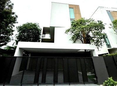 Houses for sale Thap Chang : For Sale: Ultra-Luxury 3-Story House | VIVE Rama 9 (Krungthep Kreetha): 324 sq.m. 3 Bedrooms, 4 Bathrooms, and 3 Parking Spaces 3 Floors
