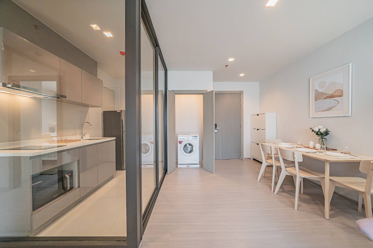 รูป ให้เช่า🌟 Life Asoke Rama 9🌟 2ห้องนอน 😍ขนาด 59.25 ตรม. ใกล้ MRT พระราม9🚆 - รูปที่ 3/11