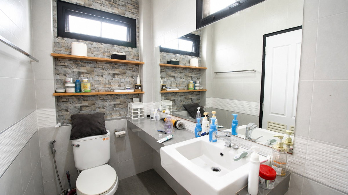 รูป ขายบ้านแฝด 2 ชั้น  42.6 ตร.ว. 3 ห้องนอน หมู่บ้านสกายวิลล์ (Skyville) บ้านแลง ระยอง ใกล้ IRPC  - รูปที่ 18/22
