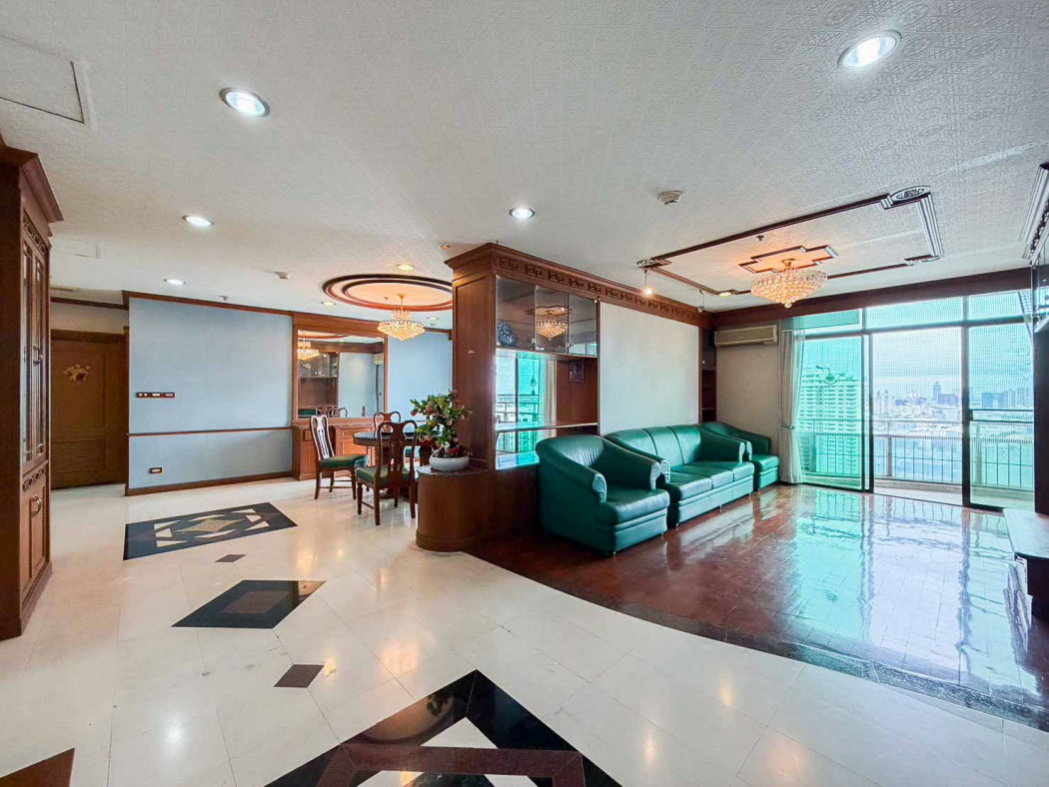 รูป ให้ เช่า ลุมพินี พาร์ควิว พระราม 4 ห้องใหญ่ 104 ตร.ม. ชั้น 25 ตรงข้าม One Bangkok ใกล้ MRT ลุมพินี - รูปที่ 2/12