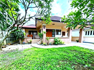 บ้านเดี่ยวให้เช่า : ให้เช่าบ้านเดี่ยว ใกล้เมืองเชียงใหม่ โครงการธนาบุญ สันผักหวาน หางดง (R1470) T.0946511456