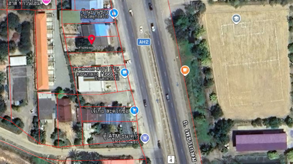 รูป [เจ้าของขายเอง] ขายที่ดินติดถนนเพชรเกษม 124 ตร.ว. ต.สามกระทาย อ.กุยบุรี จ.ประจวบคีรีขันธ์ โฉนดครุฑแดง - รูปที่ 3/4