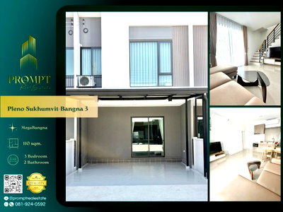 บ้านเดี่ยวให้เช่า : OP02131 - Pleno Sukhumvit-Bangna 3 : MegaBangna