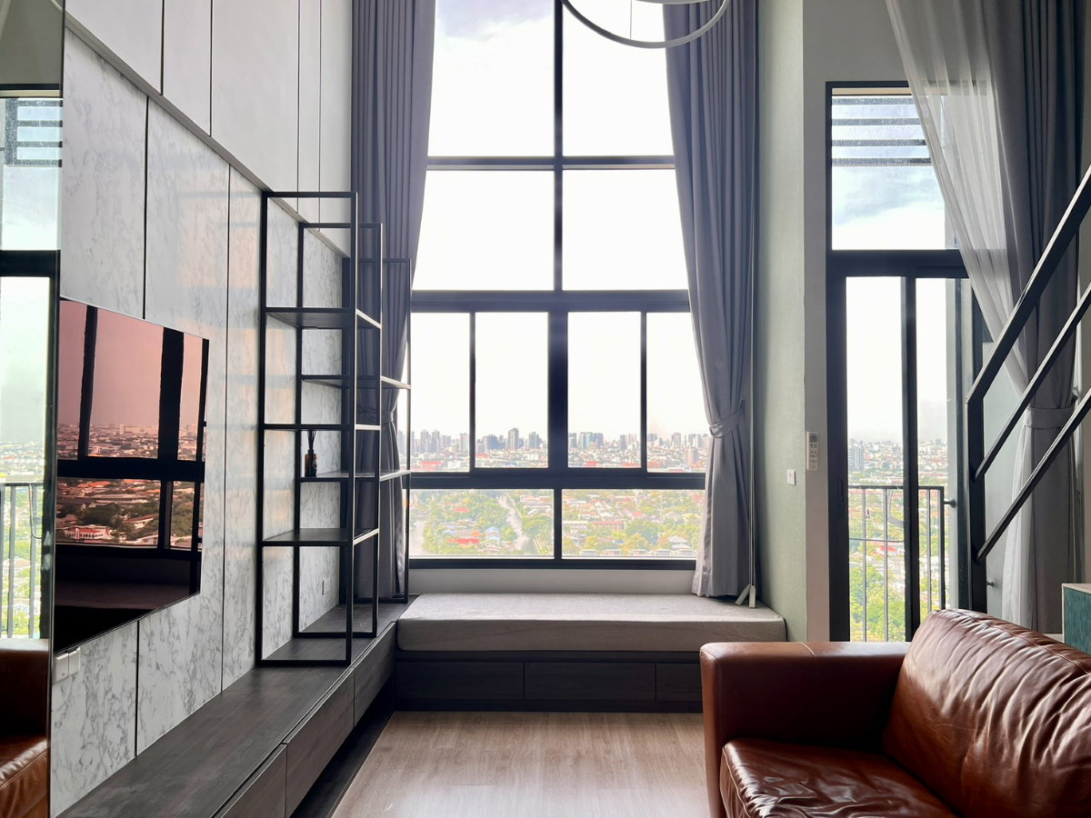 1นอน Duplex 2 ชั้น Ideo new พระราม9 ขนาด37 ตรม.